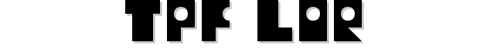 TPF Lor font